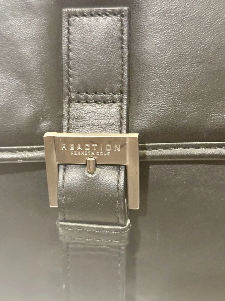 Bolso de trabajo de cuero Kenneth Cole Reaction Foto 3 de 4