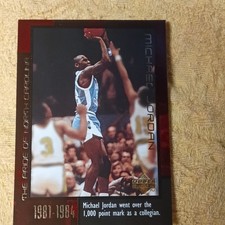 Upper Deck Michael Jordan The Pride of North Carolina 1981-1984 #7 Basketball