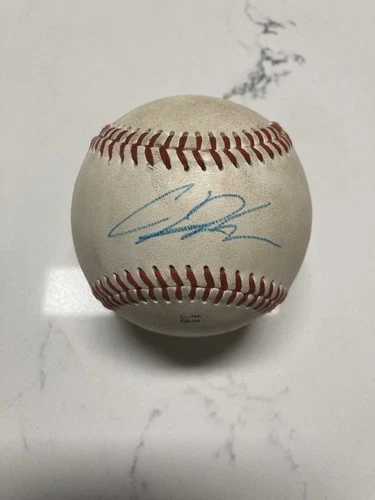 Chase Delauter auto signed Milb Baseball Rawlings