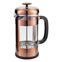Judge 8 Cup Glass Cafetiere Copper
