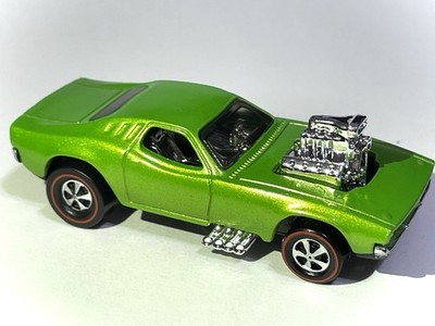  Hot Wheels Diecast CUSTOM MADE Rodger Dodger  70 Candy Apple Green REDLINE
