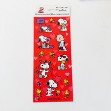 Hallmark Snoopy Peanuts Valentines Day Stickeroni 1 Sticker Sheet