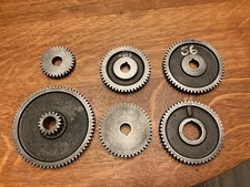 South Bend 9” Change Gears. 32 Tooth 46   48- 54- 56 And 72 18 Compound Gear