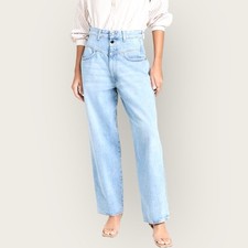 Made In Tomboy Anais Barrel Straight Leg Carpenter Jean Size 30 Italy $375