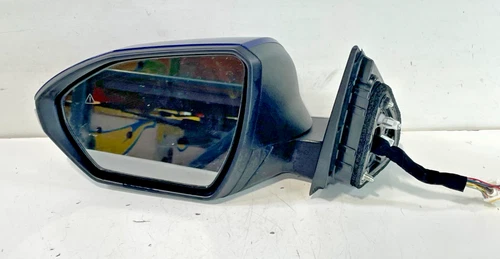 22-24 HYUNDAI TUCSON LEFT DOOR EXTERIOR REAR VIEW MIRROR W/ CAMERA BLUE # 103814