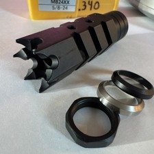5/8-24 Muzzle Brake Compensator .308 7.62 300BLK 6.5 Steel MB24XX New