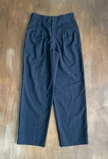 COMME des GARCONS HOMME 1990 Classic Pinstriped Wool Pants Made in Japan