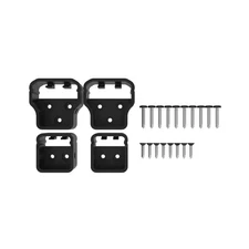 Allure Aluminum Preassembled Rail Bracket in Black