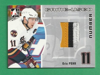 ERIC FEHR 2005-06 Heroes Prospects PATCH Jersey 3Color Number Silver #82 Rookie*