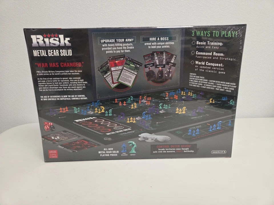 Risk Metal Gear Solid Limited Edition Factory Sealed - Image 2 of 4