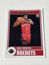 Amen Thompson Rookie 2023 NBA Hoops Houston Rockets RC Base Card