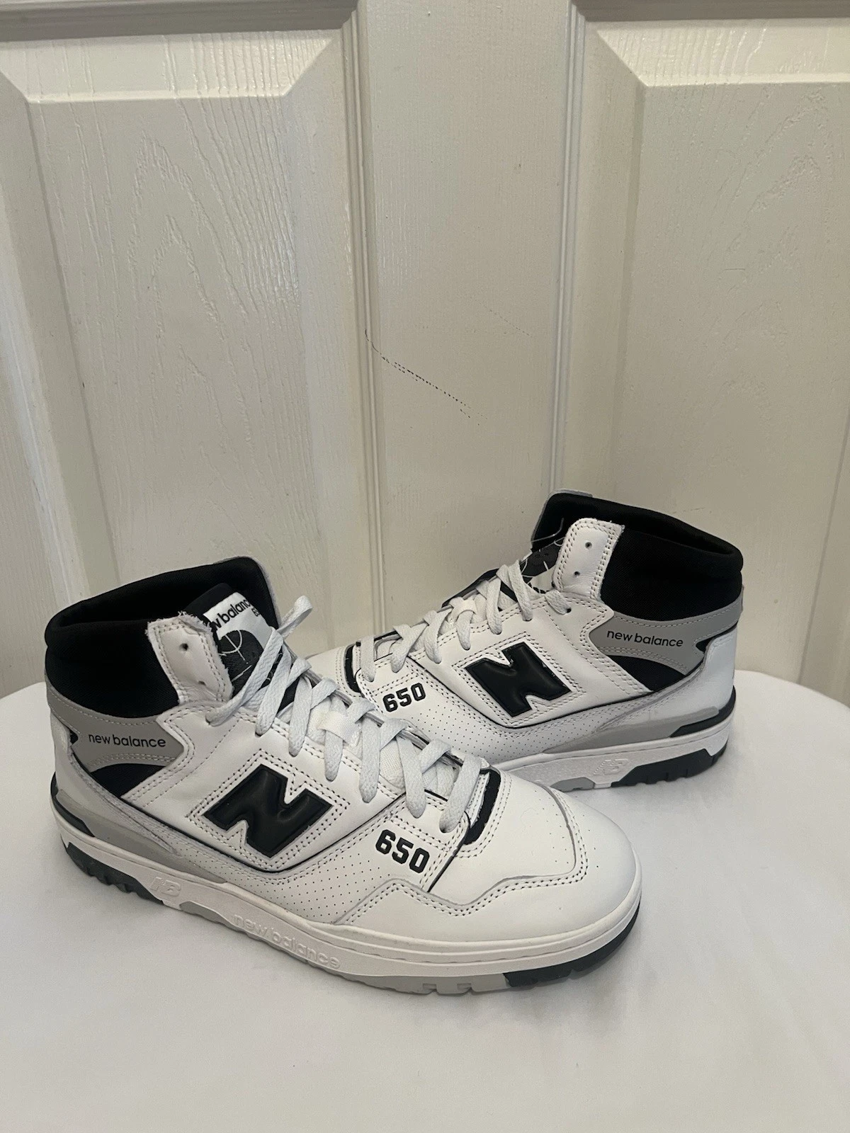 New Balance 650 BB650RCE Sneakers alte uomo nero bianco