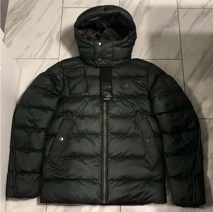 G-Star Raw Men's Whistler Padded Hooded Jacket Graphite Green $295 New
Opens in a new window or tab