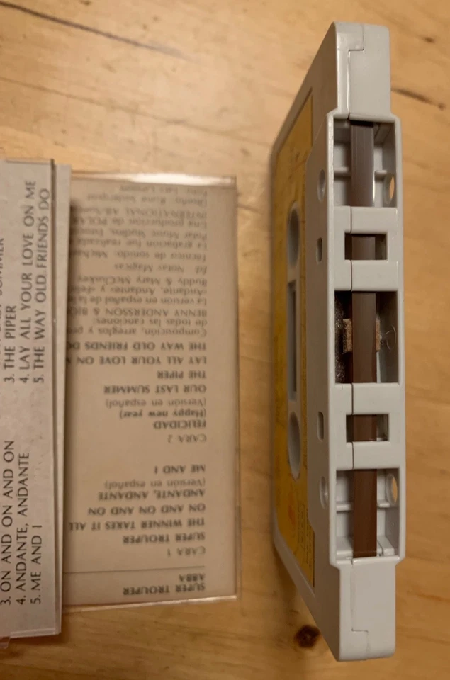 ABBA SUPER TROUPER 1980 SPAIN version CASSETTE Carnaby SKC 3202 EX - Image 3 of 4