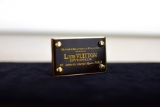 Vintage Louis Vuitton LV Designer Inventeur Belt Buckle
