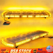 48" 88-LED Strobe Light Bar Emergency Warn Beacon Tow Truck Response Work Lamp