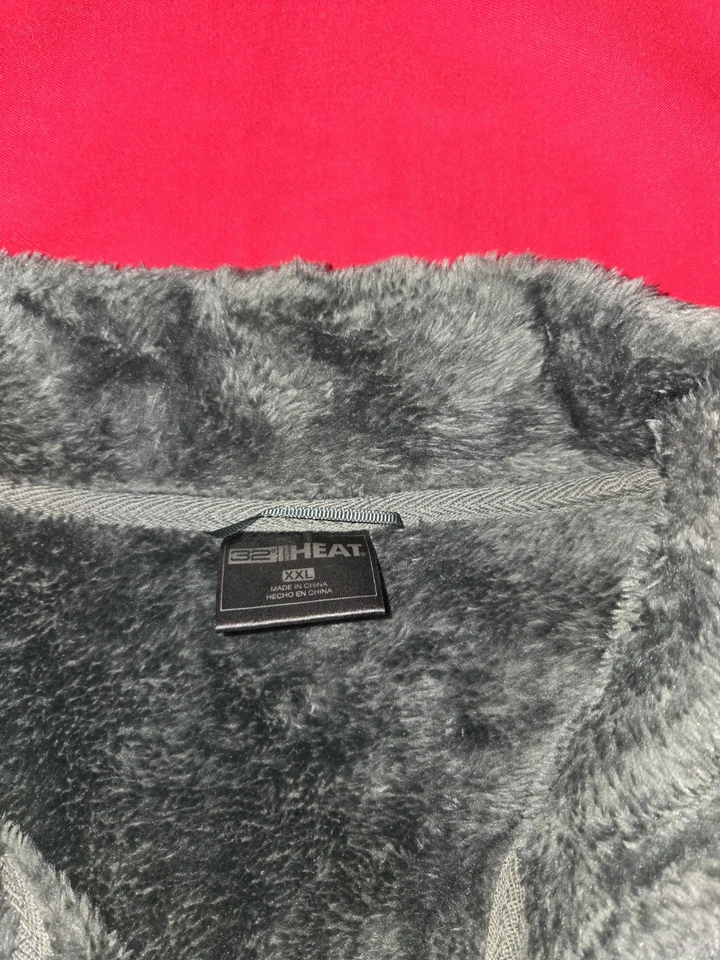 Chaqueta de felpa 32 Degrees Heat para damas verde XXL CREMALLERA 4 BOLSILLOS 2 OUT 2 IN  Foto 3 de 4