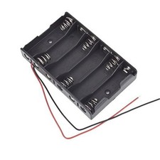 3 1.5V AA 2A CELL Battery Batteries Holder Storage Box 9V Case With Lead Wire