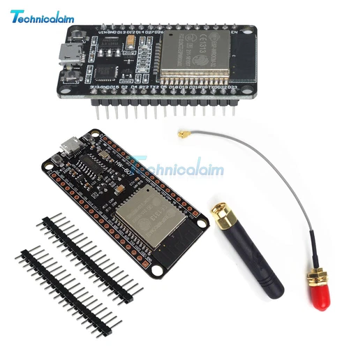 ESP32S 2.4GHz Dual-Mode WiFi CH340G/CP2102 +Bluetooth Module IPEX Antenna