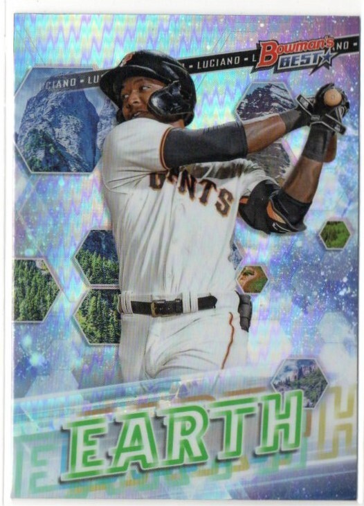 Marco Luciano 2022 Bowman's Best Elements of Excellence Prospect Insert #EE-11