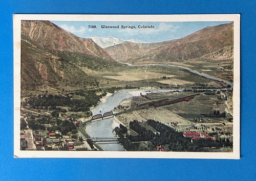 Glenwood Springs Colorado Grand River Vintage Postcard
