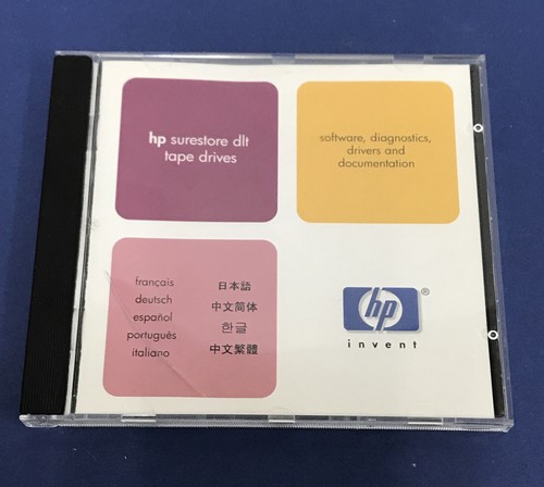 C7504-11001 HP SURESTORE DLT UNIDAD DE CINTA SOFTWARE DIAGNÓSTICO CONTROLADORES Y DOCUMENTOS - Imagen 3 de 5