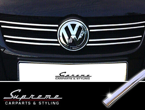 VW Golf 5 V Gt Tipo 1K Cromo Modanature per Griglia Radiatore Superiore 3M - Bild 1 von 4