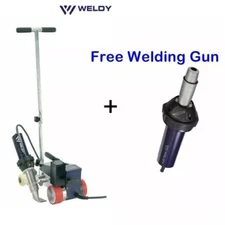 AC220V 40mm Weldy Banner Roofer Floor Seamer Automatic Roofing Hot Air Welder 