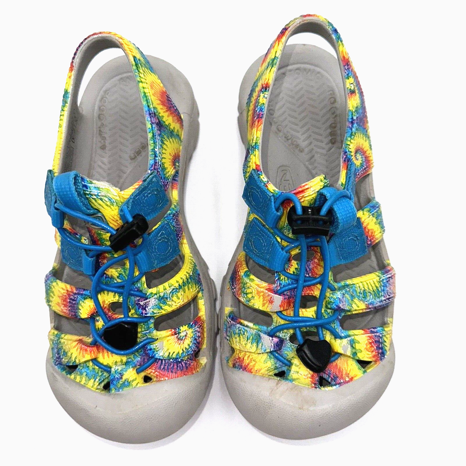 Sandali scarpe KEEN unisex bambini cravatta tintura gomma taglia 2