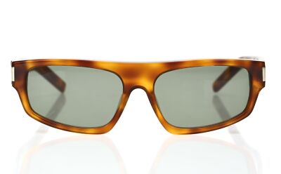 SAINT LAURENT PARIS Unisex SL 36 Light Havana Rectangular 55mm Sunglasses 141188