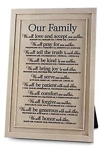 Our Family Plaque - Picture 1 of 1