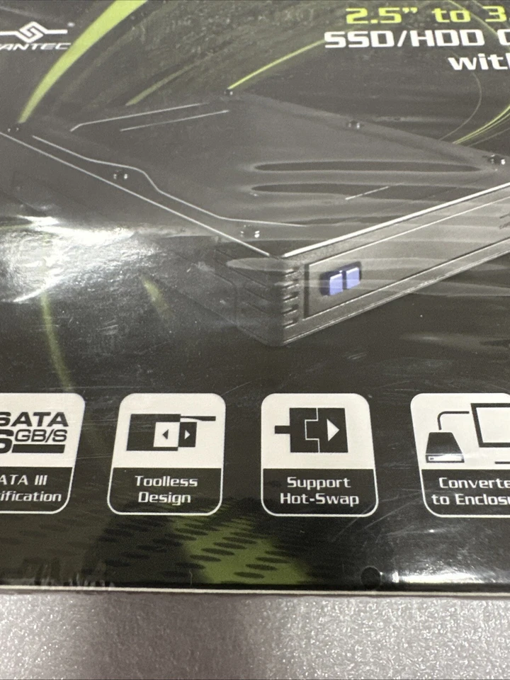 New VanTec NexStar SE 2.5" to 3.5" SATA Hard Drive/SSD Converter w/ USB3.0 - Image 4 of 4