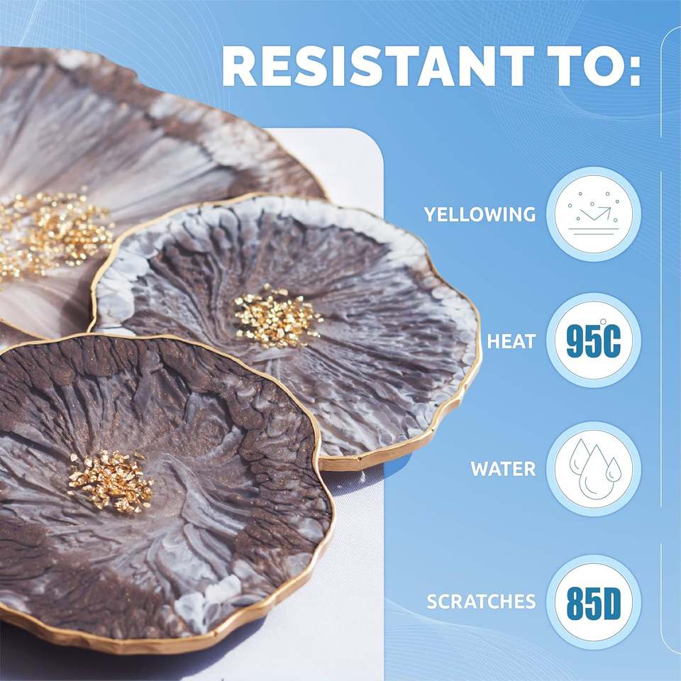 Craft Resin 4L Epoxy Resin Kit Crystal Clear Epoxy Resin Kit