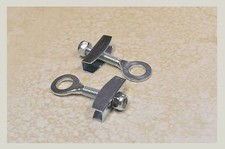 TWO 2 Bicycle Rear Chain Tensioner / Adjuster 3/8" Axle