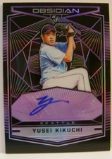 YUSEI KIKUCHI /99 AUTO PURPLE OBSIDIAN CHRONICLES  BASEBALL 2019