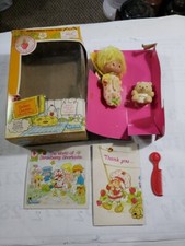 Kenner Strawberry Shortcake Doll Butter Cookie VTG 1982 Pet Jelly Bear Toy