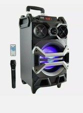 Pyle PA Loudspeaker Bluetooth Karaoke System w/Wireless Mic PWMA325BT