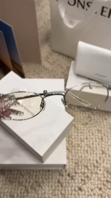 GentleMonster Sunglasses D'Heygere - Pierced 02 Silver Frame Clear