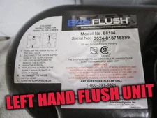 ECO FLUSH TOILET complete unit replacement B8104 ECOFLUSH Pressure-Assist Flush
