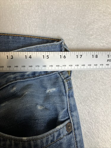 True Religion Jeans Herren 30x34 Ricky Relaxed Straight Medium Wash Baumwolle Denim - Bild 13 von 22