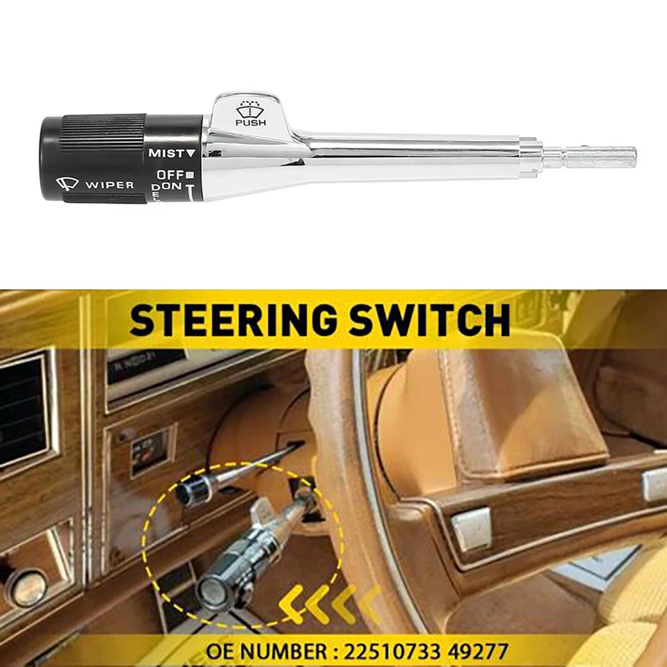 Turn Signal Delay Wiper Lever Switch For Chevrolet Buick GMC Pontiac 22510144 - Image 3 of 4