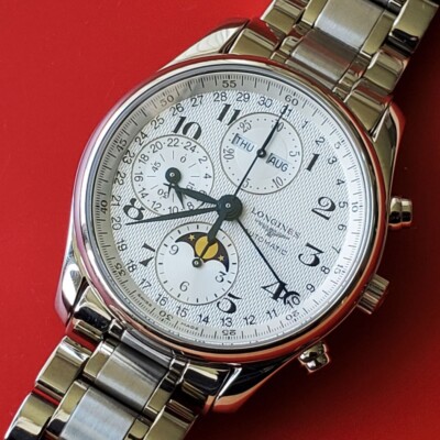 MEN'S   LONGINES  MASTER COLLECTION  CHRONOGRAPH  40MM  AUTO  L2 673 4  BOX CARD