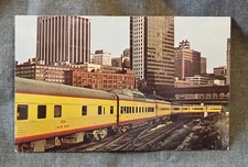 LMH Postcard UNION PACIFIC Cities Passenger UP Milwaukee Road 103 Chicago 1971