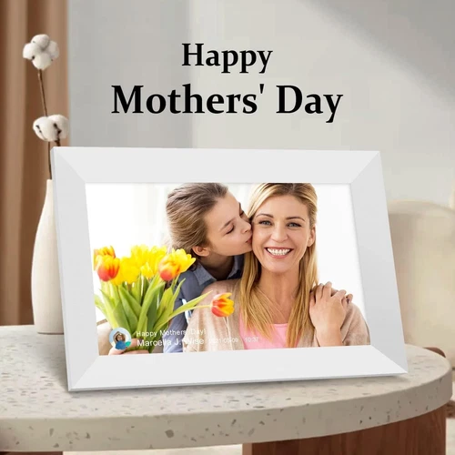 Anmecs 10.1 inch WiFi Digital Picture Frame HD Touch Digital Photo with 16GB - Picture 2 of 5