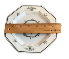 Vtg Castleton Independence Ironstone Provincial Flower Bread Butter Plate