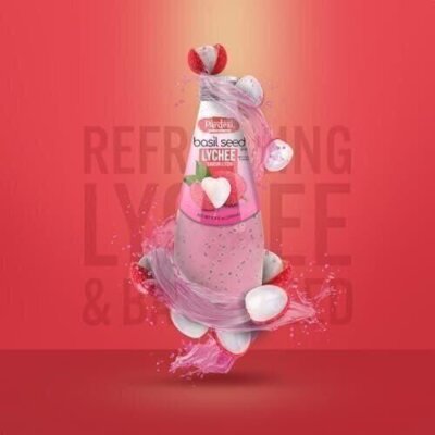 Pardesi Lychee Basil Drink 290mL Halal Vegan | eBay