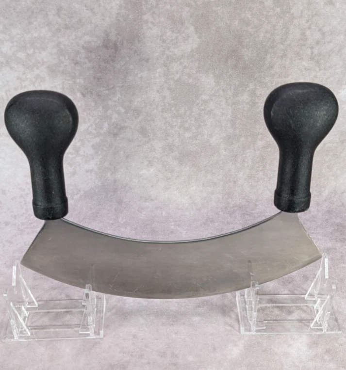 Wusthof 7" Mezzaluna Hierbas Picadoras Cuchillo Mecedor Media Luna 4731 18 cm Foto 3 de 4