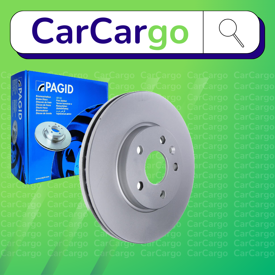 Pagid Vented Front Brake Discs Pair For Chevrolet Aveo 1.4 2011-2024 276 mm