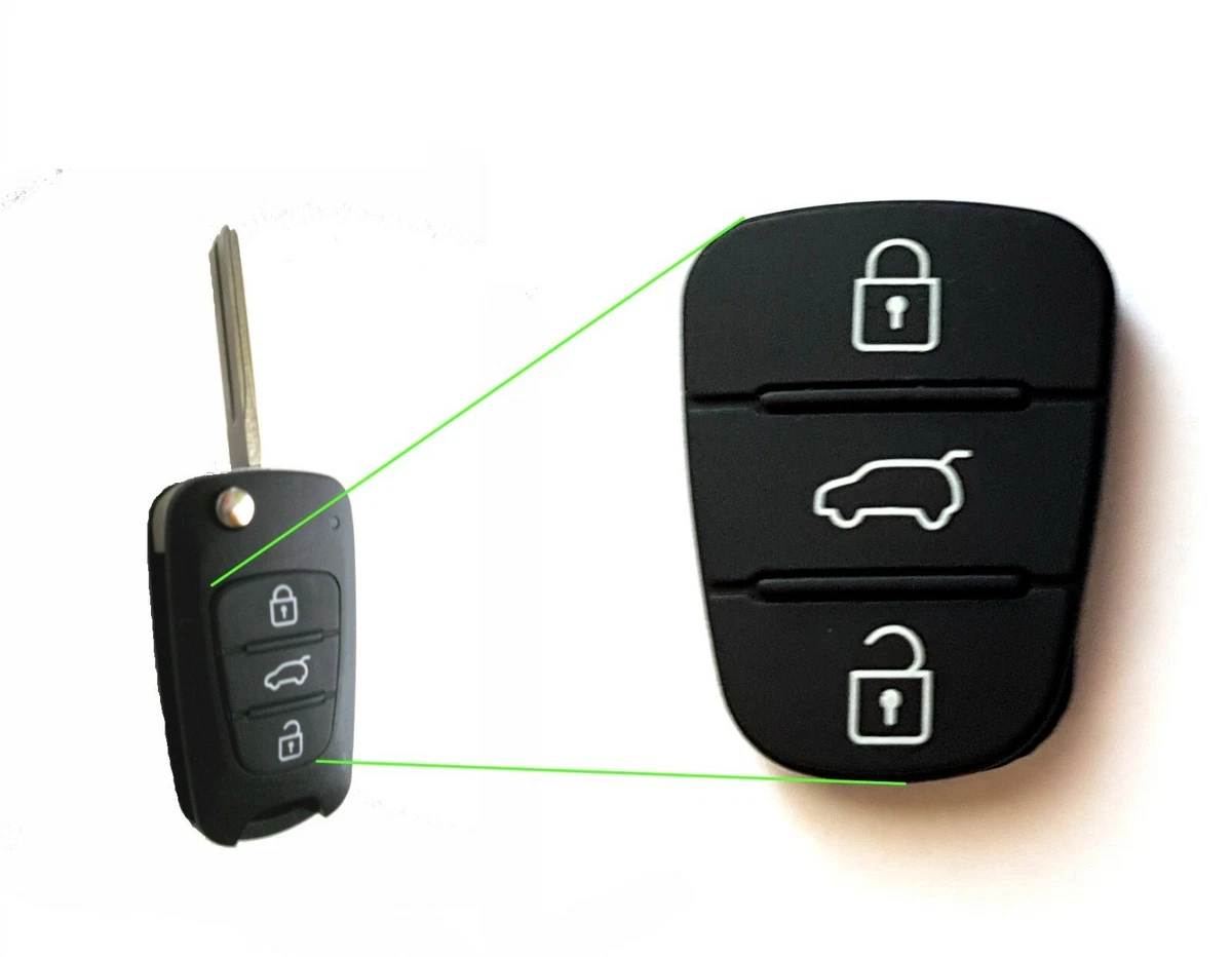KEYECU Chiave A Distanza Pieghevole Fob 3 Pulsanti 433MHz ID46 Per - Foto 6