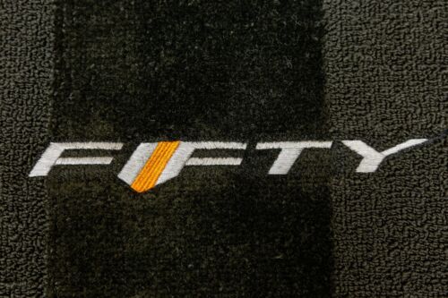 2016-2024 Camaro 4-Piece Carpet Floor Mat Set/Embroidered Logo-50th Anniv 911 - Picture 2 of 4